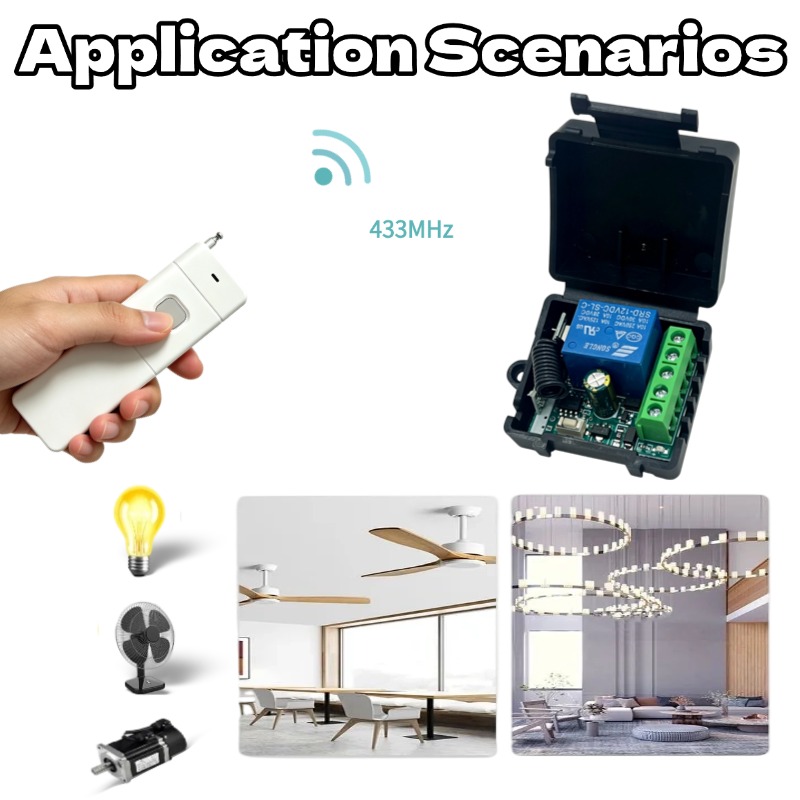 Módulo Receptor de Relé de Con - 433Mhz Receiver Module avaliação e preço